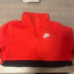 Boys Nike half zip sweatshirt